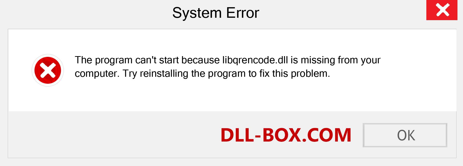  libqrencode.dll file is missing?. Download for Windows 7, 8, 10 - Fix  libqrencode dll Missing Error on Windows, photos, images